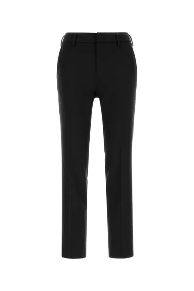 Pt Torino Black Stretch Jersey New York Cigarette Pant