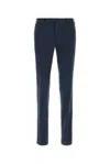 Pt Torino Stretch Wool Pant With Modern Tailoring In Blue