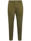 Pt Torino Pantaloni In Cotone E Lino In Green