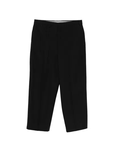 Pt Torino Pantaloni In Cotone Nero Casual  In Black