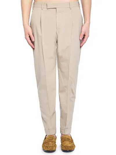 Pt Torino Rebel Stretch Virgin Wool Pants In Neutral