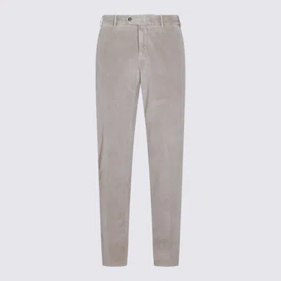 Pt Torino Relaxed Fit Trousers Featuring Pockets In Gray