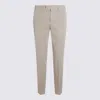Pt Torino Trousers With Belt Loops And Pockets In Nude