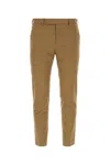 Pt Torino Dieci Camel Wool Trousers With Contemporary Edge Collection In 0130