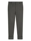 Pt Torino Chino Pants With Pleats And Feather Detail In 0445