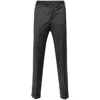 Pt Torino Tailored Trousers Sharp Finish In Gray