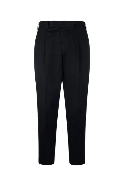Pt Torino Charm-detail Trousers In Black