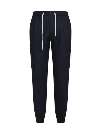 Pt Torino Trousers In Blue