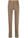 Pt Torino Slim Chino Pants In Brown