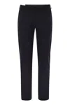 Pt Torino Epsilon Trousers In Technical Fabric In Navy