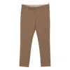 Pt Torino Mud Stretch Wool Pant In Brown