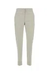 Pt Torino Grey Stretch Cotton Blend Pant In Beigefreddo