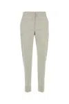 Pt Torino Grey Stretch Cotton Blend Pant In Beigefreddo