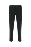 Pt Torino Tailored Trousers With Blend Fabric And Refined Fit In Black