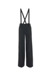 Pt Torino Dark Grey Stretch Cashmere Diana Pant In Black