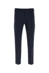 Pt Torino Rebel Mohair And Wool Trousers In Black