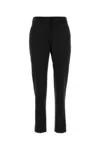 Pt Torino Stretch Wool Trousers Featuring Front Crease In Black