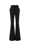 Pt Torino Black Stretch Polyester Blend Pant In Black