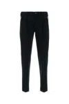 Pt Torino Stretch Viscose Blend Trousers Featuring Pockets In Black