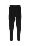 Pt Torino Pantalone In Misto Lana Stretch Nero Uomo In Black
