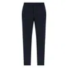 Pt Torino Dieci Trousers In Wool Blend In Blue