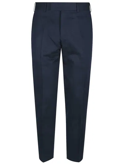 Pt Torino Virgin Wool Trousers In Blue