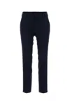 Pt Torino Stretch Viscose Trousers With Front And Back Pockets In Blue