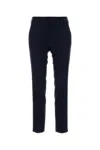 Pt Torino Stretch Viscose Trousers With Front And Back Pockets In Blue