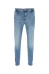Pt Torino Light-wash Skinny Jeans In Blue