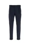 Pt Torino Rebel Mohair And Wool Trousers In Black