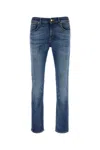 Pt Torino Stretch Denim Swing Jeans In Blue