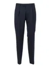 Pt Torino Belt Loop Casual Pants In Blue