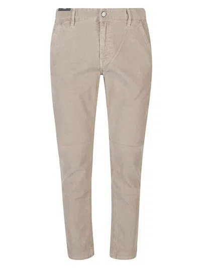 Pt Torino Corduroy Trousers In Brown