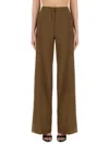Pt Torino Brown Virgin Wool Trousers In Brown
