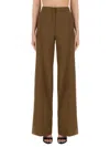 Pt Torino Brown Virgin Wool Trousers In Brown