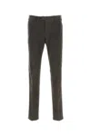 Pt Torino Charcoal Stretch Modal Blend Pant In Gray