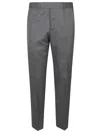 Pt Torino Rebel Flat Front Pant In Gray
