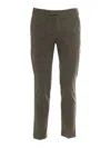 Pt Torino Trousers - Master, Flat Front, Diagonal Pockets, Flap Back Pockets, Finished In Green