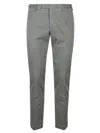 Pt Torino Straight Trousers With Pockets And Loops In Green