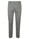Pt Torino Straight Trousers With Pockets And Loops In Green