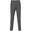 Pt Torino Master-fit Cotton-blend Trousers In Grey