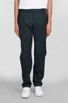 Pt Torino Ma27 Pants In Blue Wool In Green