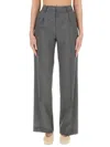 Pt Torino Lola Wide Leg Trousers With Front Pleats