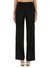 Pt Torino Lola Fine Cavallery Stretch Twill In Black