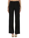 Pt Torino Lola Fine Cavallery Stretch Twill In Black