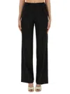 Pt Torino Lola Fine Cavallery Stretch Twill In Black