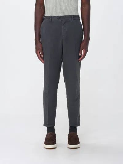 Pt Torino Pants Men Color Charcoal In Gray