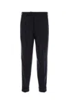 Pt Torino Straight Leg Tailored Trousers In Navy