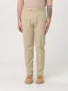 Pt Torino Cotton And Linen Trousers In Beige