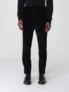 Pt Torino Rebel Corduroy Tapered Trousers In Black
